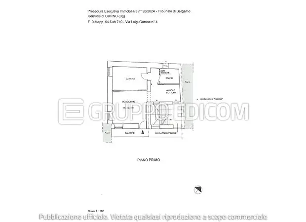 Abitazione di tipo civile in Via Luigi Gamba, 4, 24035 Curno BG, Italia - 1